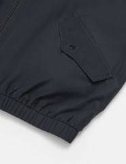 Áo gió nữ có mũ hình in trước ngực