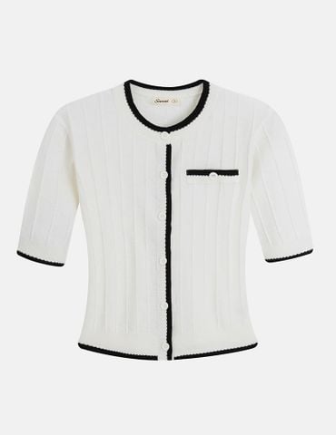 Áo len cổ tròn nữ