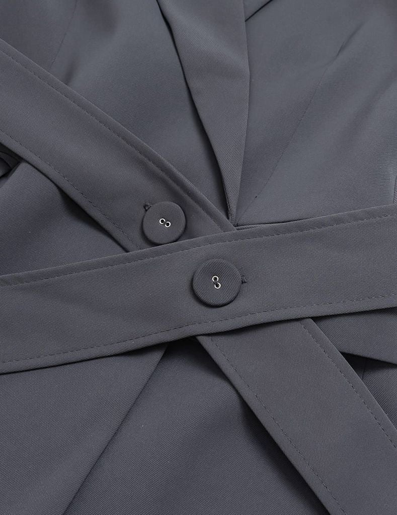 Áo vest nữ dài tay đai rời