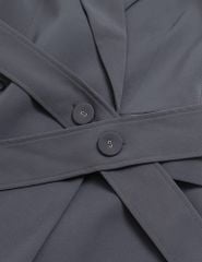 Áo vest nữ dài tay đai rời