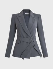 Áo vest nữ dài tay đai rời