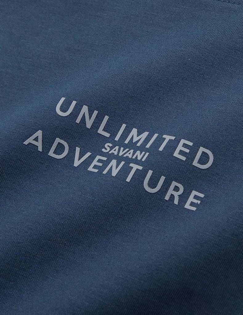 Bộ nỉ cổ tròn nữ hình in trước ngực