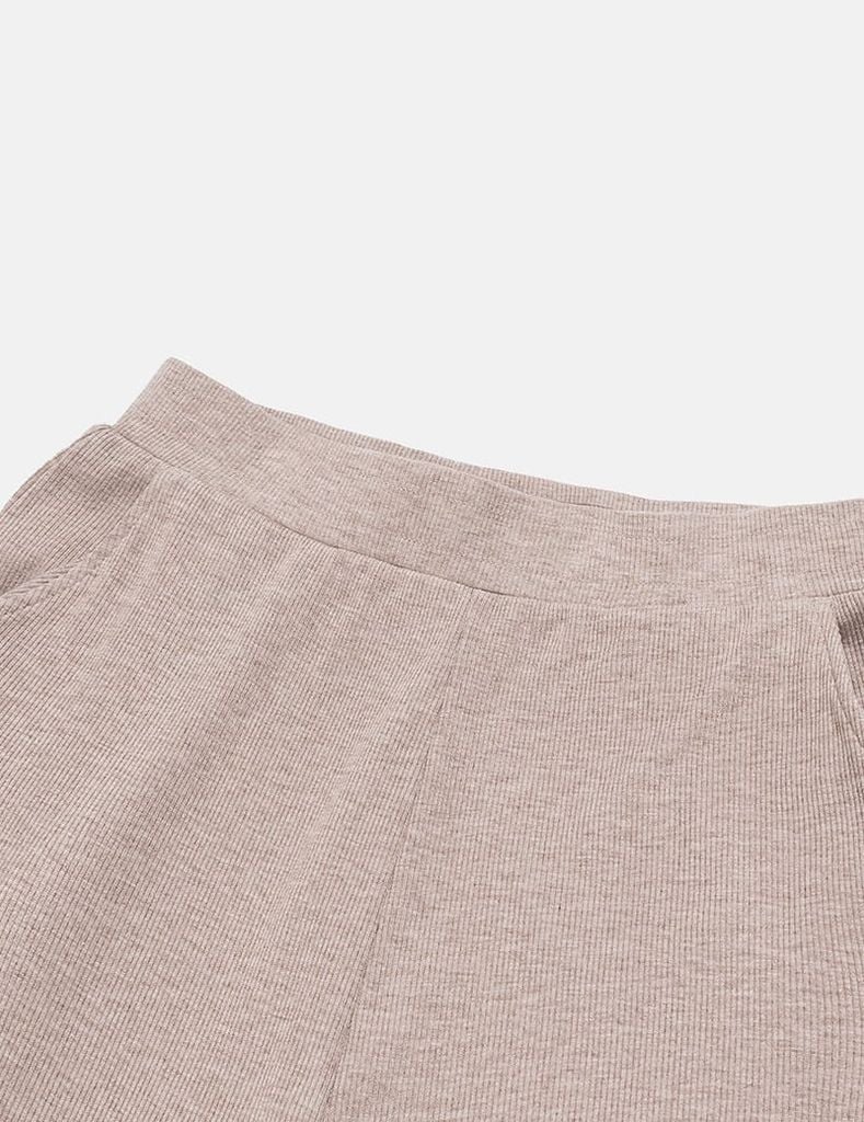 Bộ đồ thu đông cotton nữ cổ tim hình thêu giữa ngực