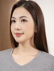 Bộ đồ thu đông cotton nữ cổ tim hình thêu giữa ngực