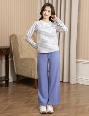 Bộ đồ cotton nữ hình in trước ngực