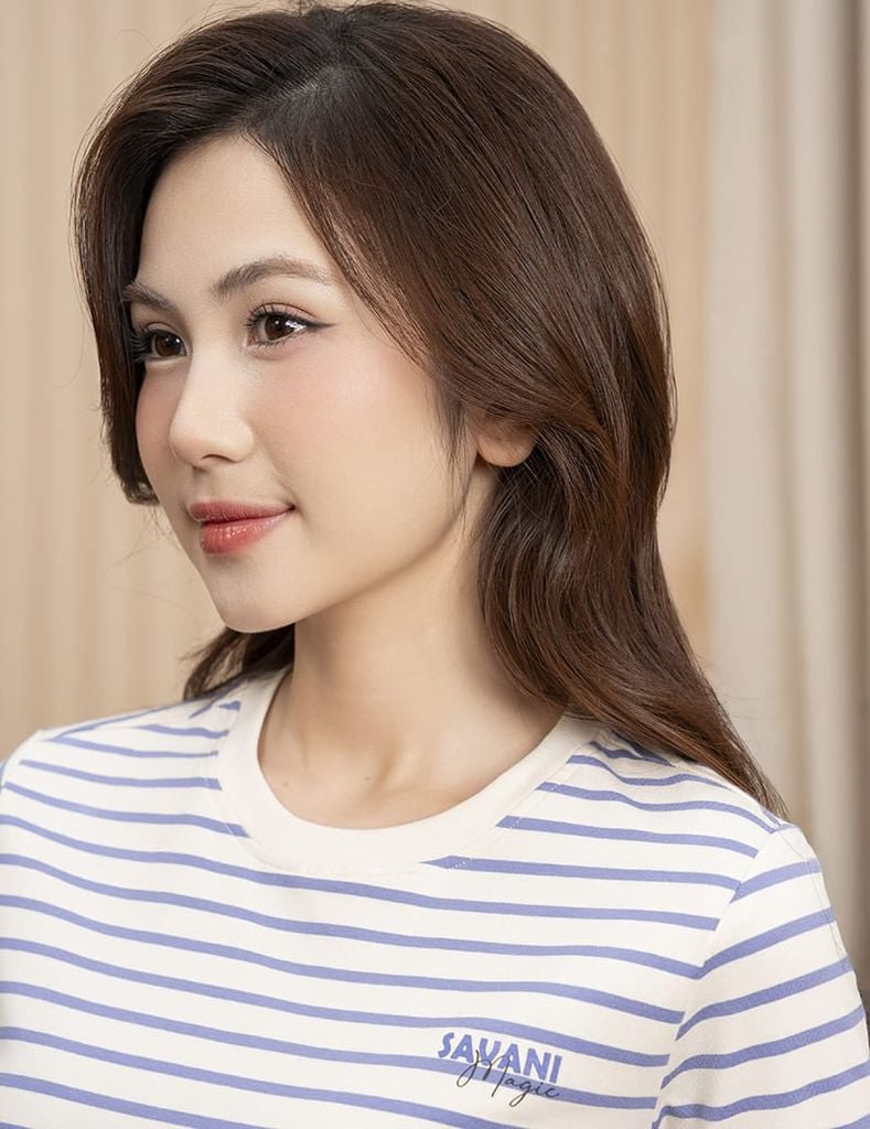 Bộ đồ cotton nữ hình in trước ngực