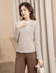 Bộ đồ cotton nữ hình in trước ngực