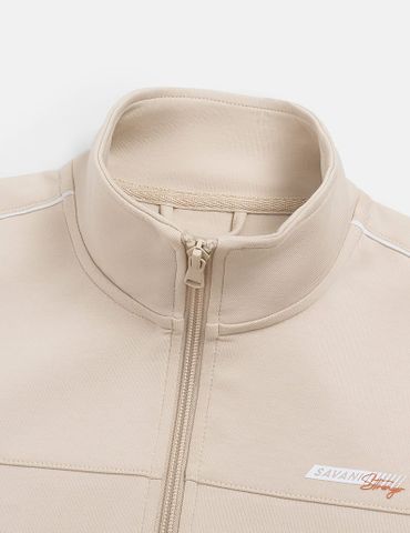 Bộ đồ đông nữ  2 da ngực in logo