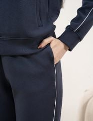 Bộ đồ đông nữ  2 da ngực in logo