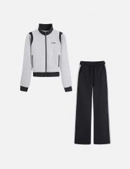 Bộ đồ đông 2 da nữ quần ống suông