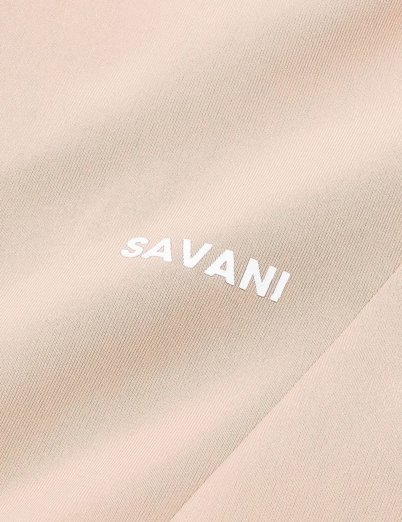 Bộ đồ đông nữ 2 da ngực in logo