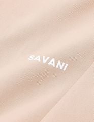 Bộ đồ đông nữ 2 da ngực in logo