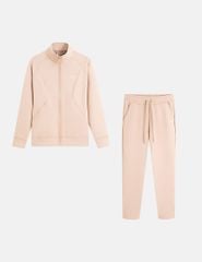 Bộ đồ đông nữ 2 da ngực in logo