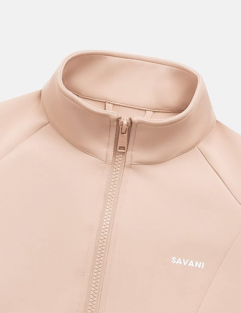 Bộ đồ đông nữ 2 da ngực in logo