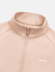 Bộ đồ đông nữ 2 da ngực in logo