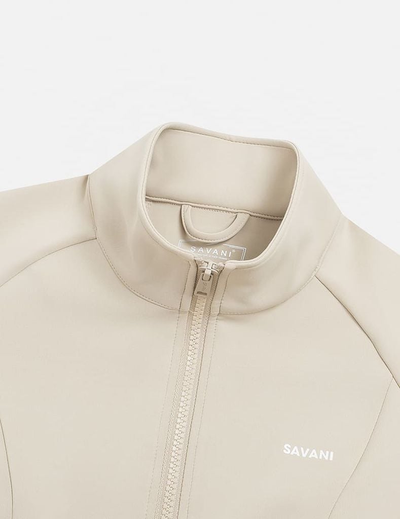 Bộ đồ đông nữ 2 da ngực in logo