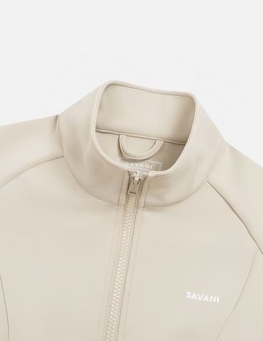 Bộ đồ đông nữ 2 da ngực in logo