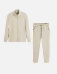 Bộ đồ đông nữ 2 da ngực in logo