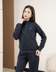 Bộ đồ đông nữ 2 da ngực in logo