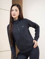 Bộ đồ đông nữ 2 da ngực in logo