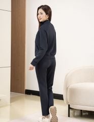 Bộ đồ đông nữ 2 da ngực in logo