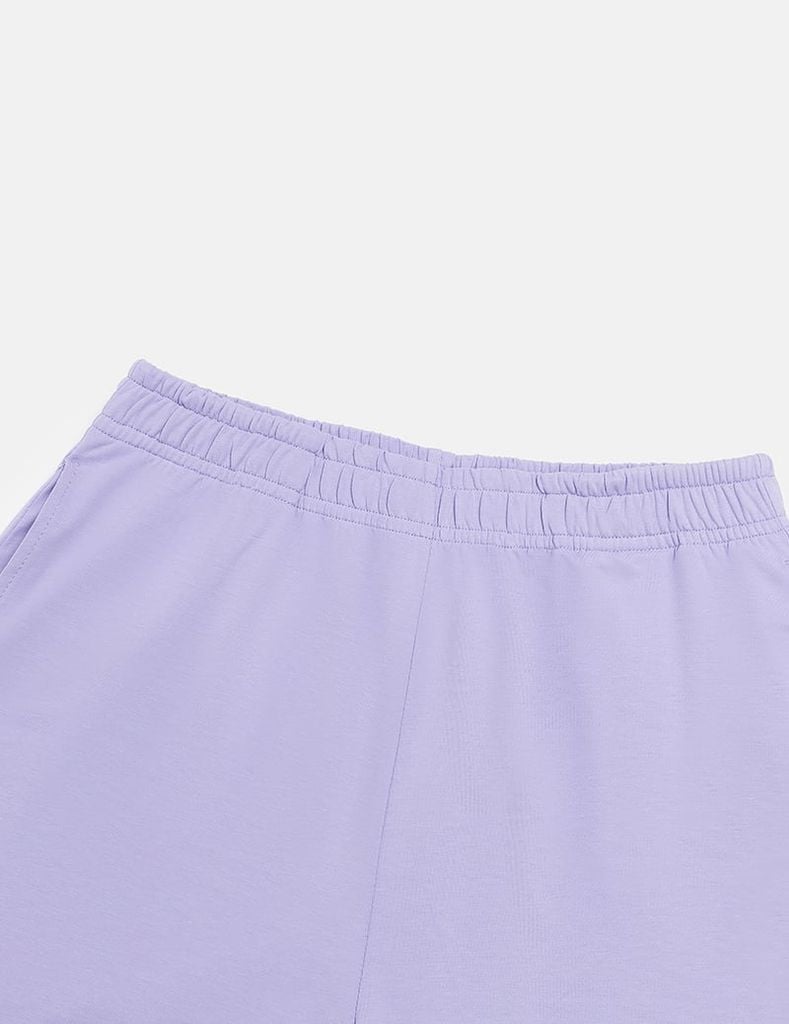 Bộ hè nữ quần đùi ngực in