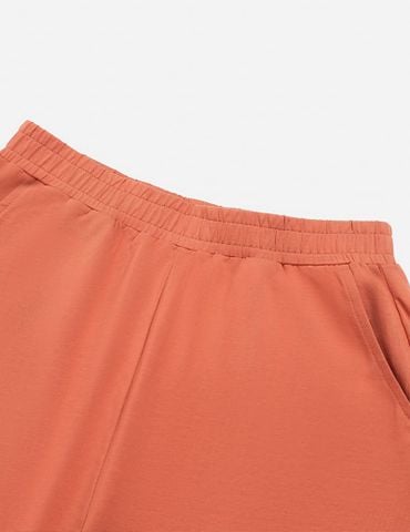 Bộ đồ hè quần đùi nữ hình in trước ngực