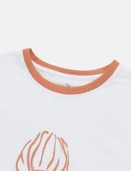 Bộ hè quần đùi nữ hình in trước ngực