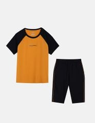 Bộ hè nữ quần lửng phối màu