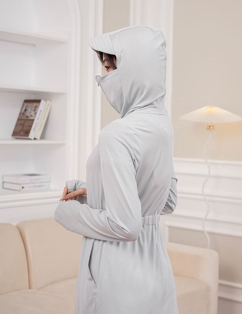 Áo chống nắng nữ dáng dài chống tia UV