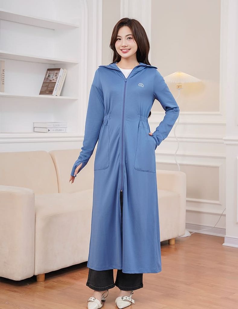 Áo chống nắng nữ dáng dài chống tia UV