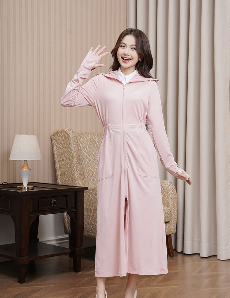 Áo chống nắng nữ dáng dài chống tia UV