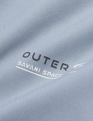 Áo gió có mũ nữ ngực in logo phối 2 bên sườn