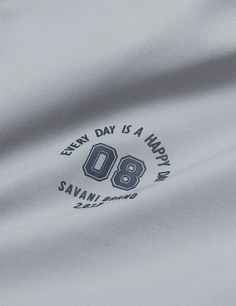 Áo khoác gió có mũ nữ hình in trước ngực