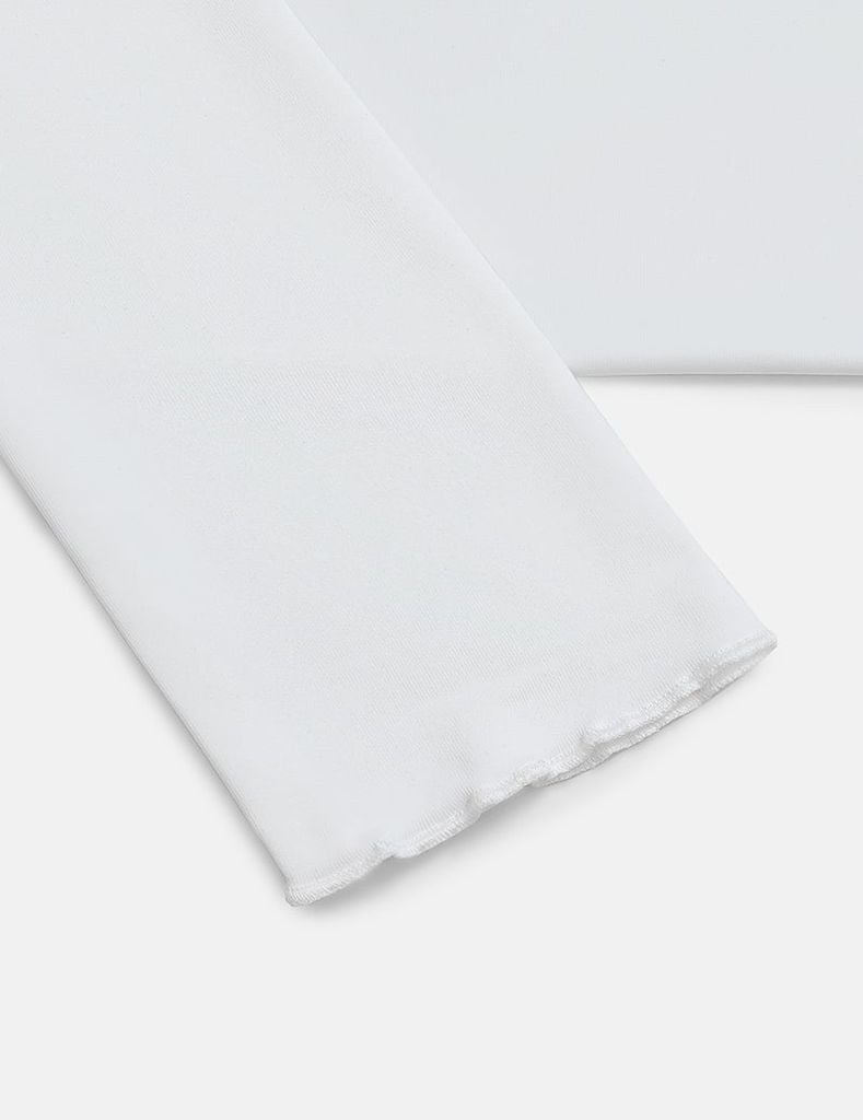 Áo giữ nhiệt cổ cao nữ tay cuốn bèo
