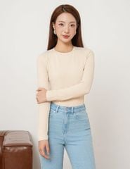 Áo giữ nhiệt cổ tròn nữ