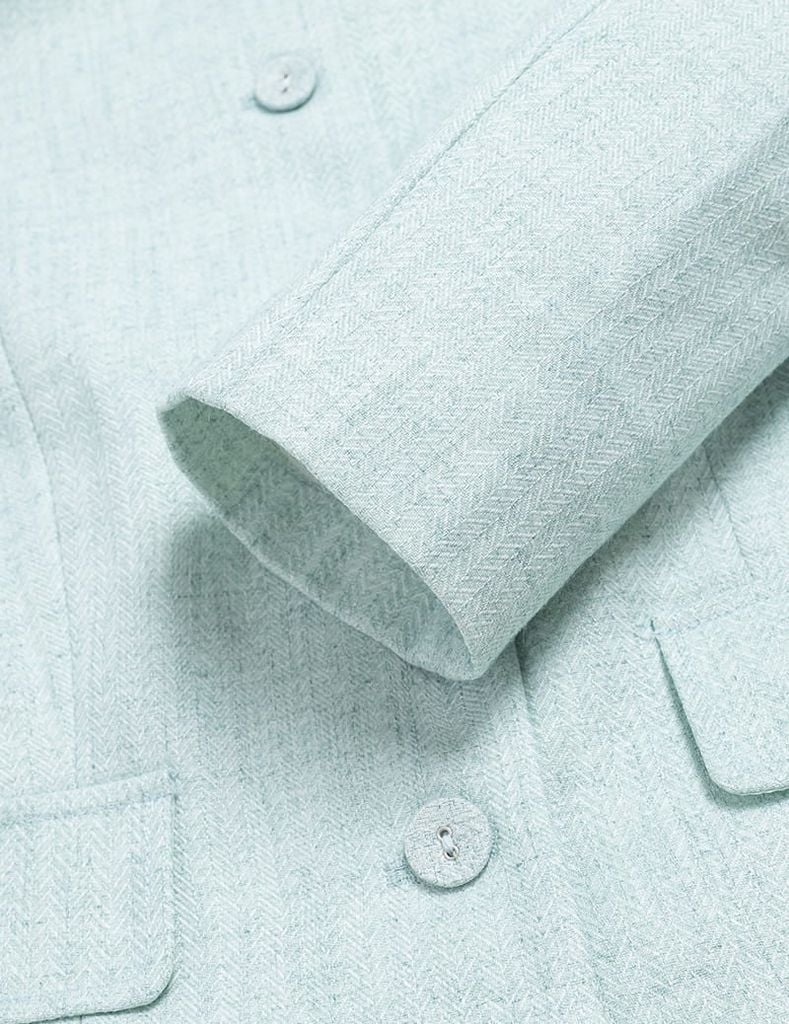 Áo khoác kiểu nữ cổ tròn