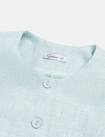 Áo khoác kiểu nữ cổ tròn