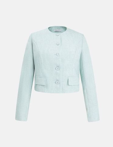 Áo khoác kiểu nữ cổ tròn