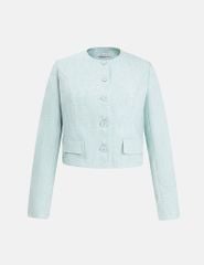 Áo khoác kiểu nữ cổ tròn