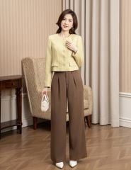 Áo khoác kiểu nữ cổ tròn