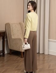 Áo khoác kiểu nữ cổ tròn