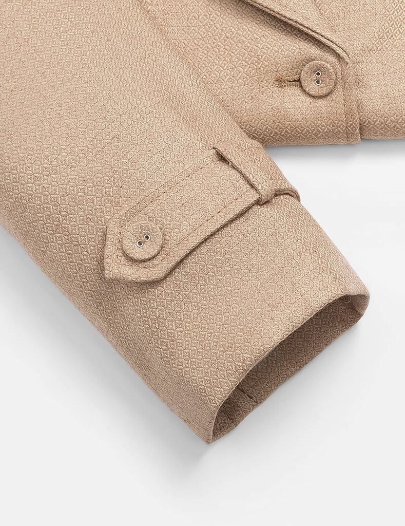 Áo măng tô nữ dáng ngắn