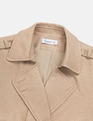 Áo măng tô nữ dáng ngắn