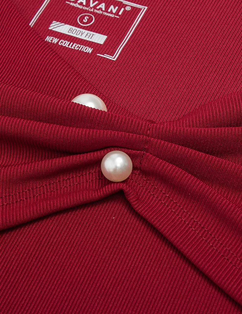 Áo thun dài tay nữ cổ tròn