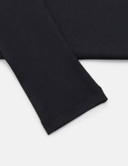 Áo thun dài tay nữ cổ V thêu logo trước ngực