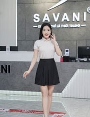 Áo polo nữ mắt chim nẹp cổ in thêu tay