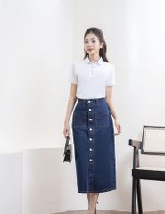 Chân váy jean nữ WVD002K4