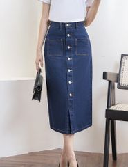 Chân váy jean nữ WVD002K4