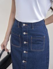 Chân váy jean nữ WVD002K4